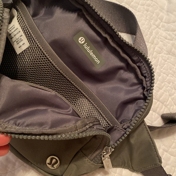 Lululemon Athletica Olive Green Crossbody Bag